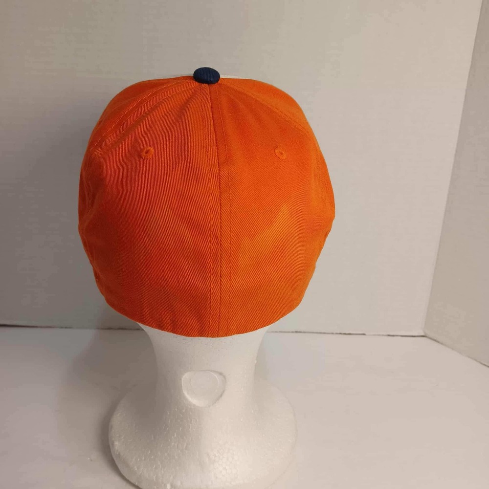 AERO BKLYN New‎ York Original Brand Orange Blue White Baseball Cap Hat - Picture 3 of 12